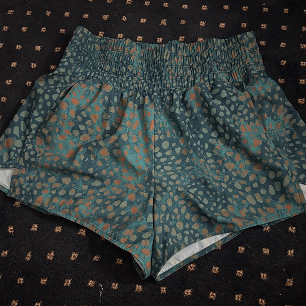 Old Navy Teal and Orange Athletic Shorts